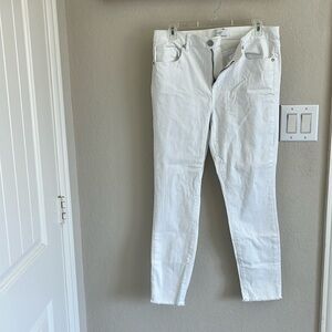 White loft jeans worn once